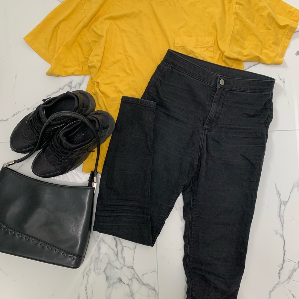 Topshop Joni Black Jeans